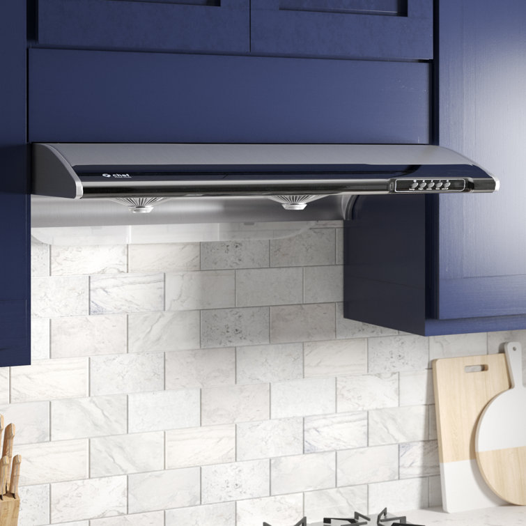 Hauslane 30" 400 CFM Ducted Under Range Hood in Stainless Steel